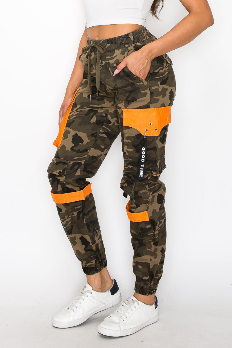 Can't See Me Cargo Joggers - Camo - 2 Cute