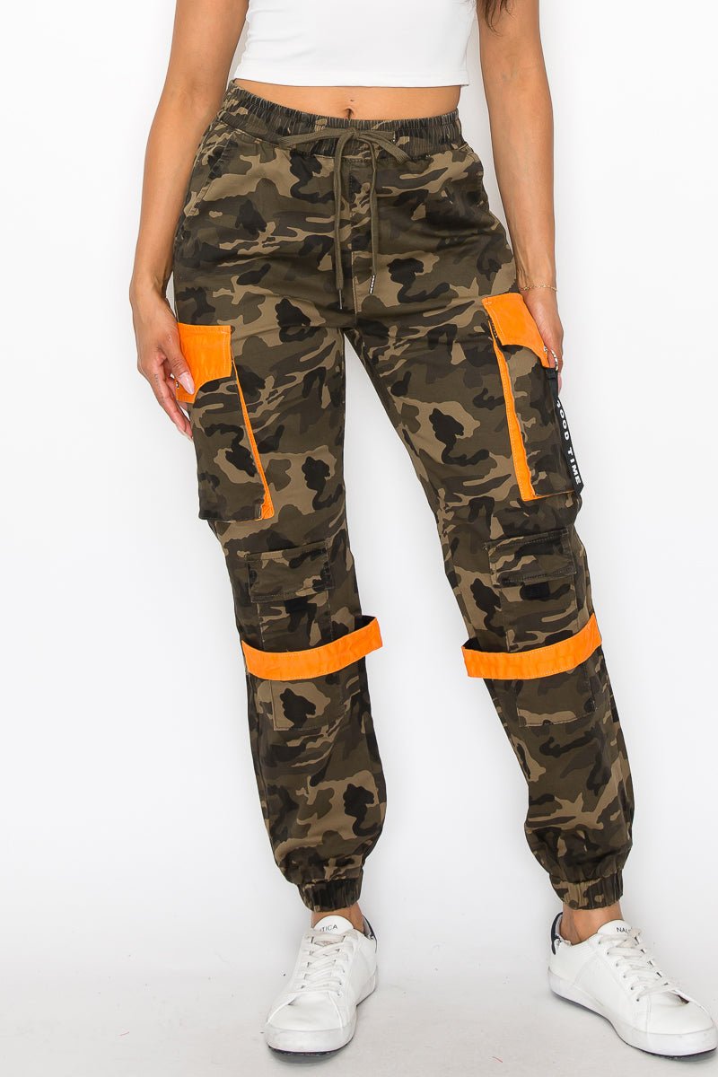 Can't See Me Cargo Joggers - Camo - 2 Cute