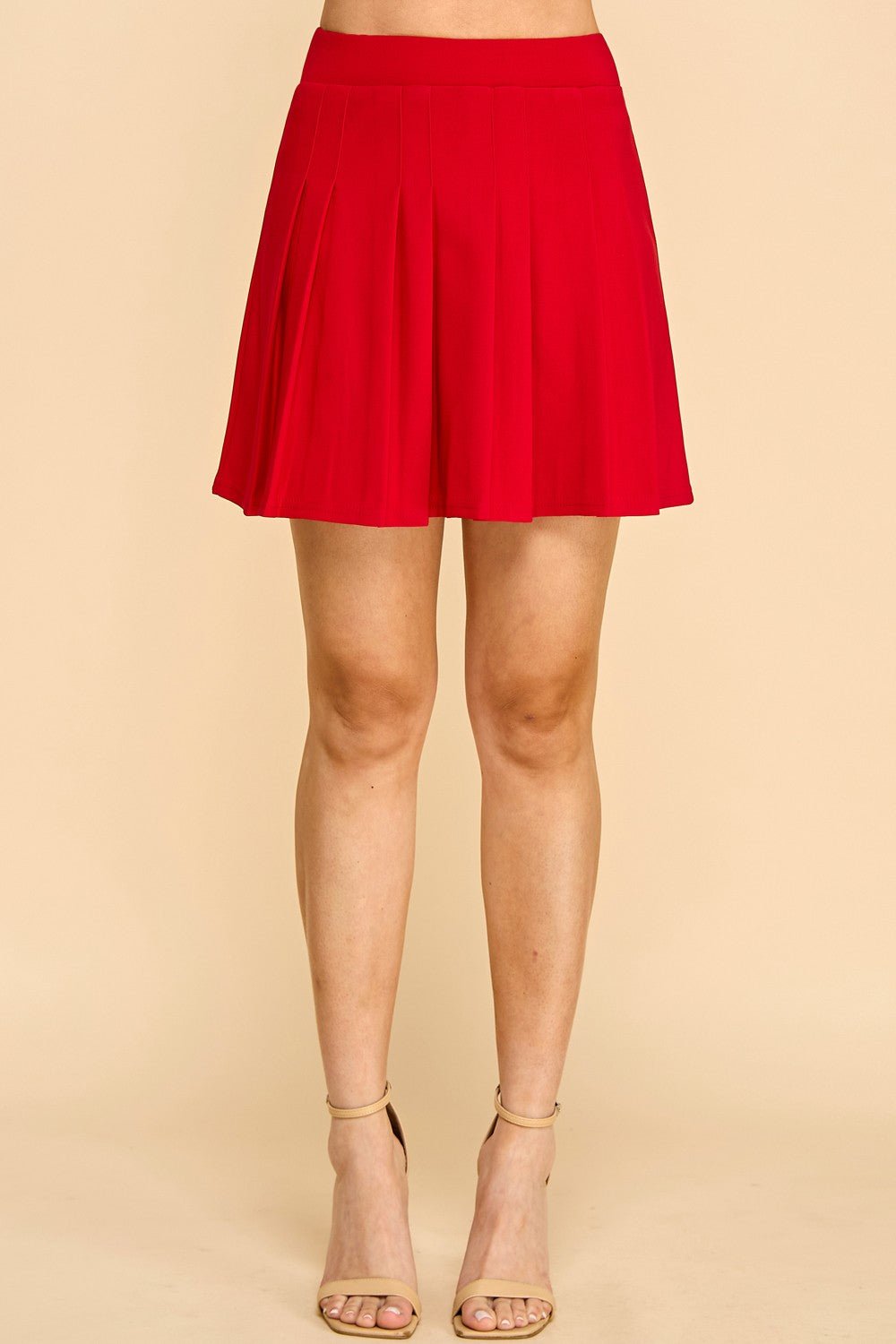 Claire Pleated Mini Skort - 2 Cute - 