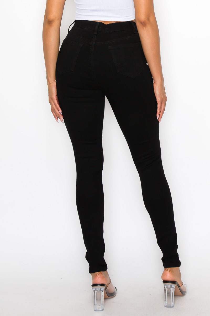 I'm Good High Rise Skinny Jeans - Black - 2 Cute