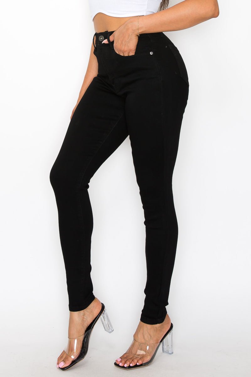 I'm Good High Rise Skinny Jeans - Black - 2 Cute