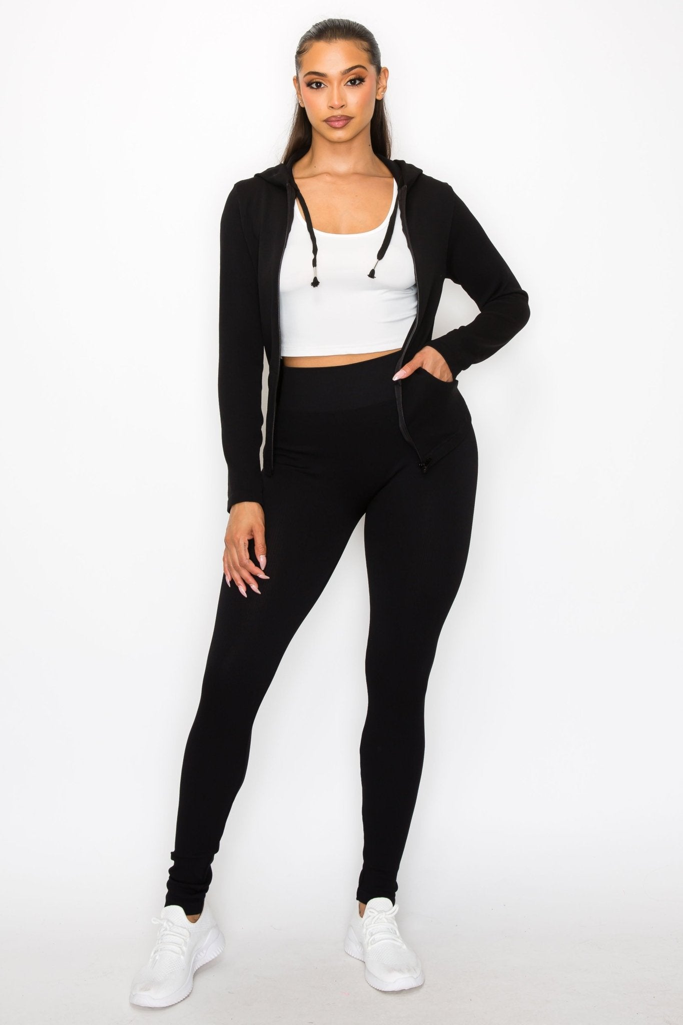 It's Giving Legging Set - Black - 2 Cute