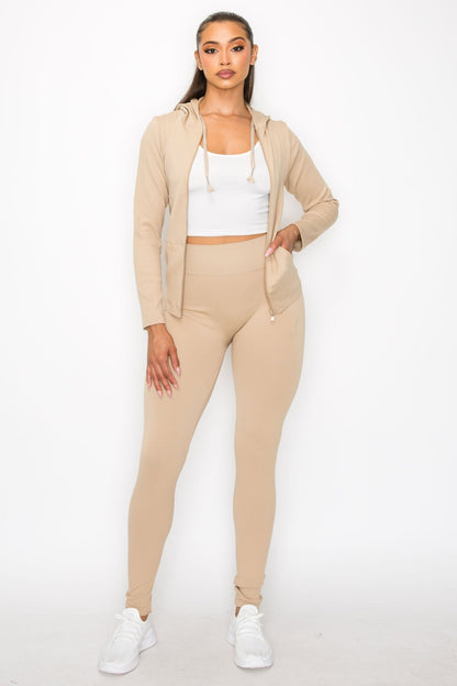 It's Giving Legging Set - Nude - 2 Cute