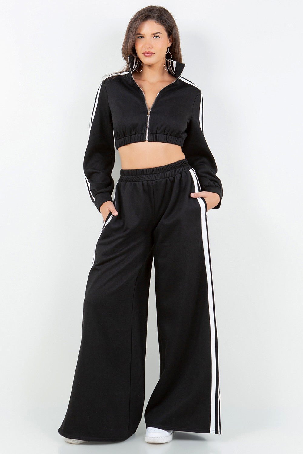 Just Chillin Pant Set - 2 Cute - black