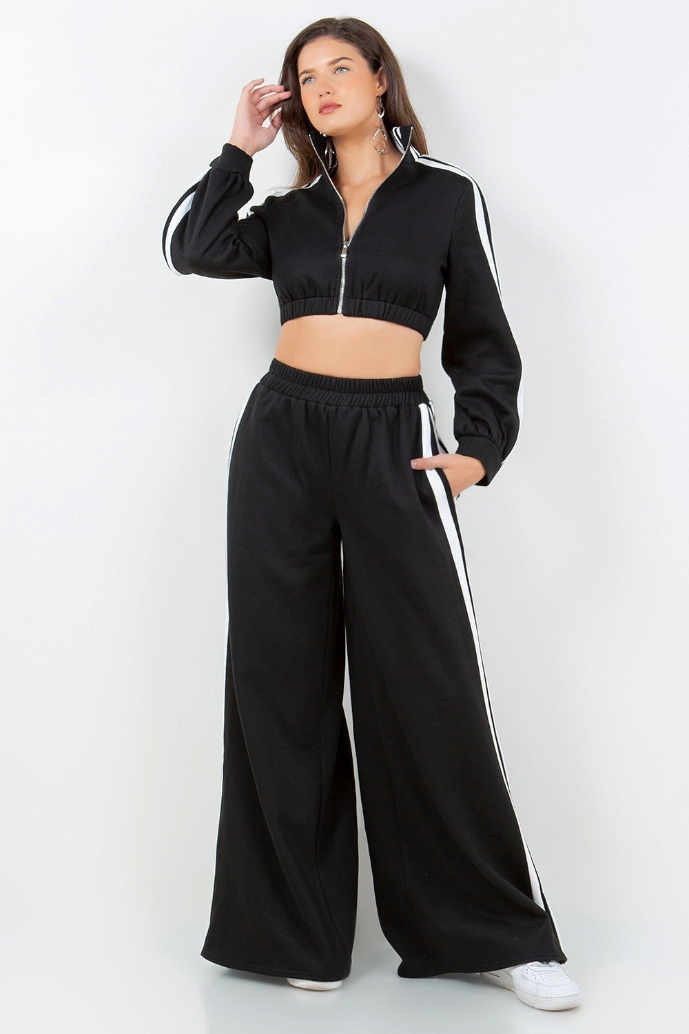 Just Chillin Pant Set - 2 Cute - black