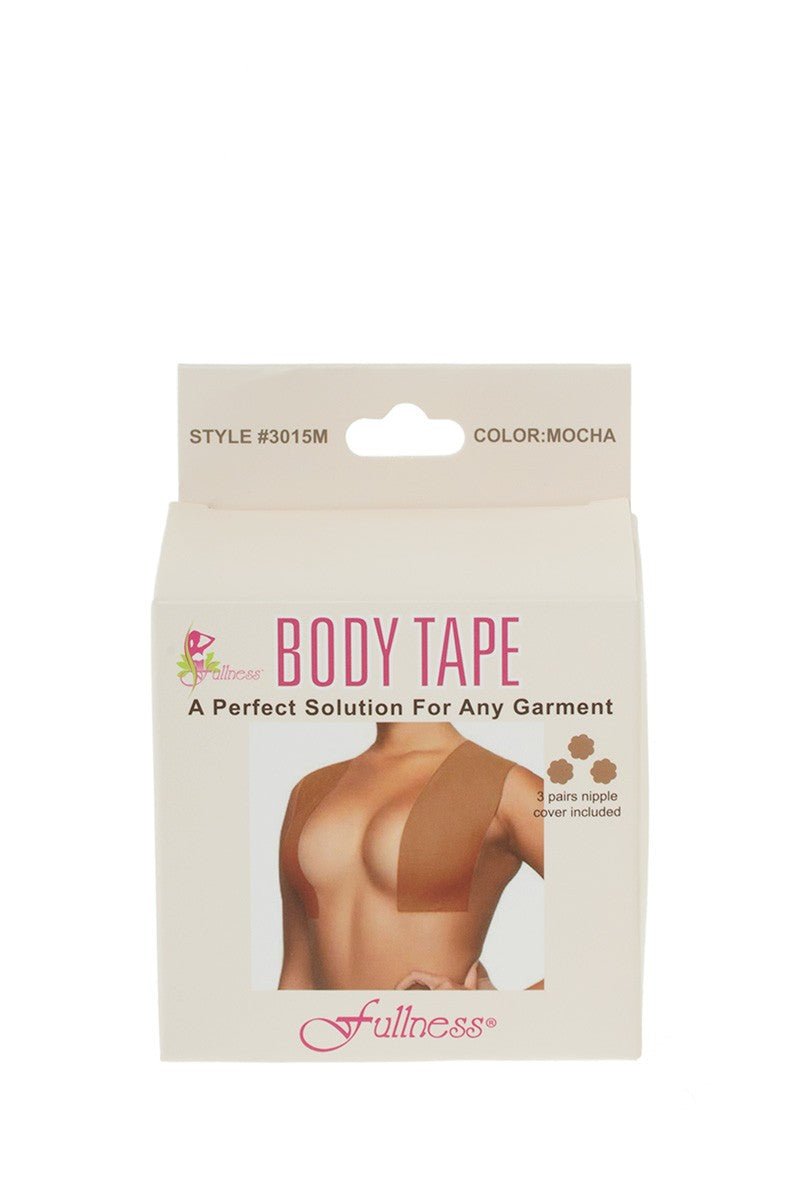 The Perfect Option Pasties and Body Tape Set - Mocha - 2 Cute