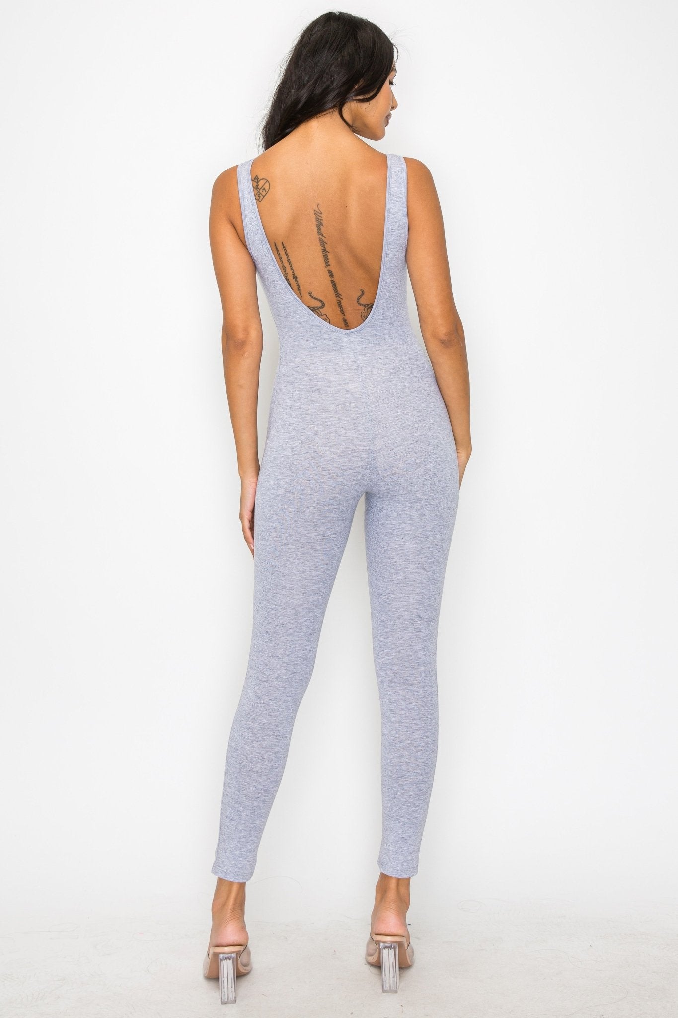 Too Cute Jumpsuit - Gray - 2 Cute