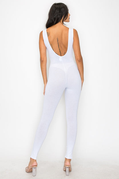 Too Cute Jumpsuit - White - 2 Cute