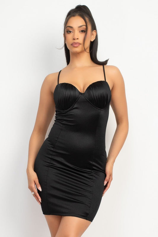 Veronica Mini Dress - Black - 2 Cute