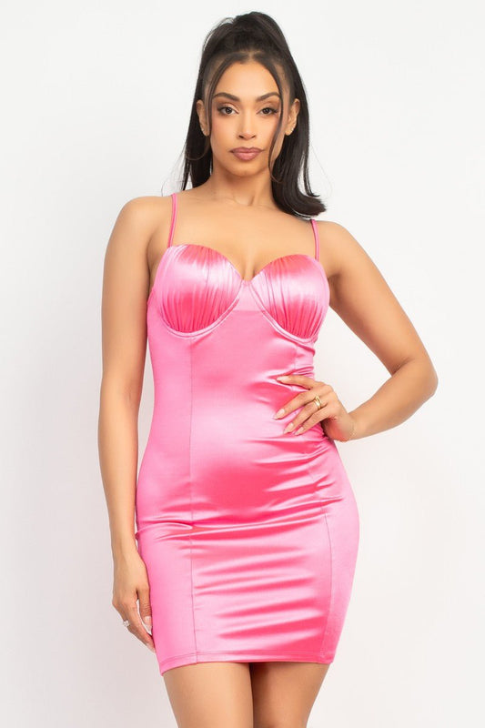 Veronica Mini Dress - Pink - 2 Cute