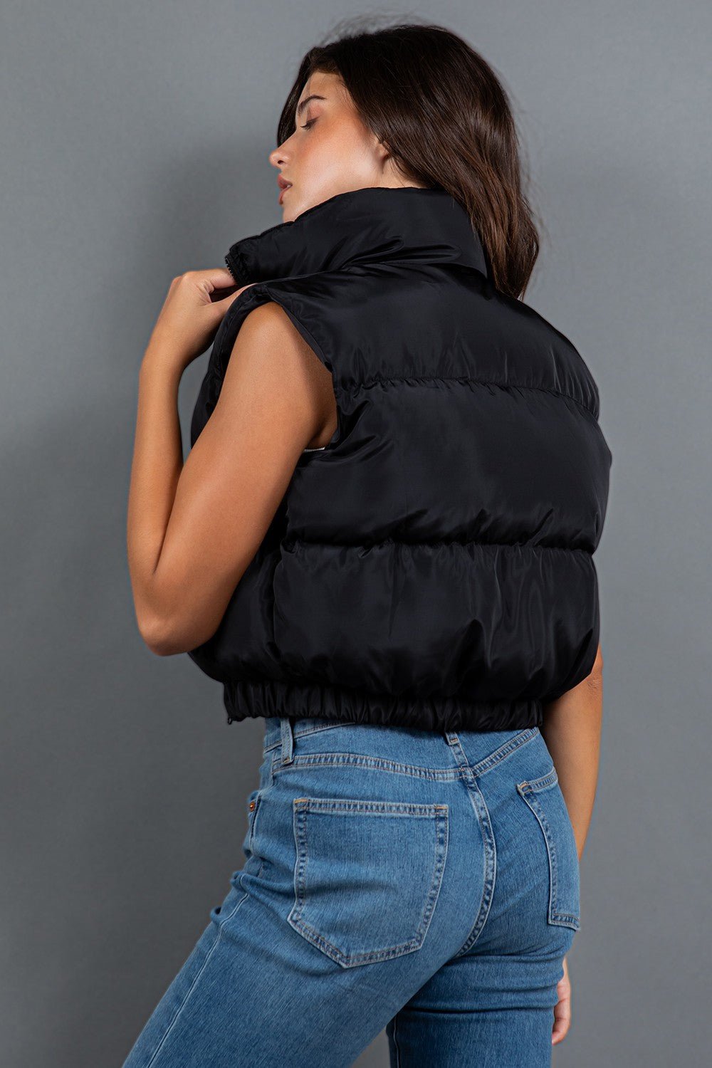 White Night Puffer Vest - 2 Cute - 