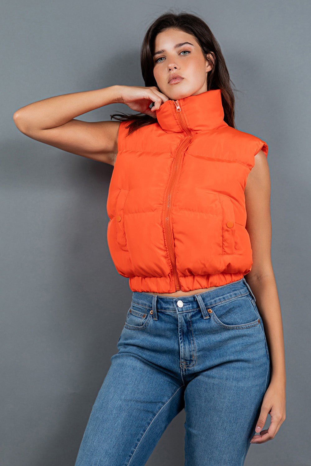 White Night Puffer Vest - 2 Cute - 