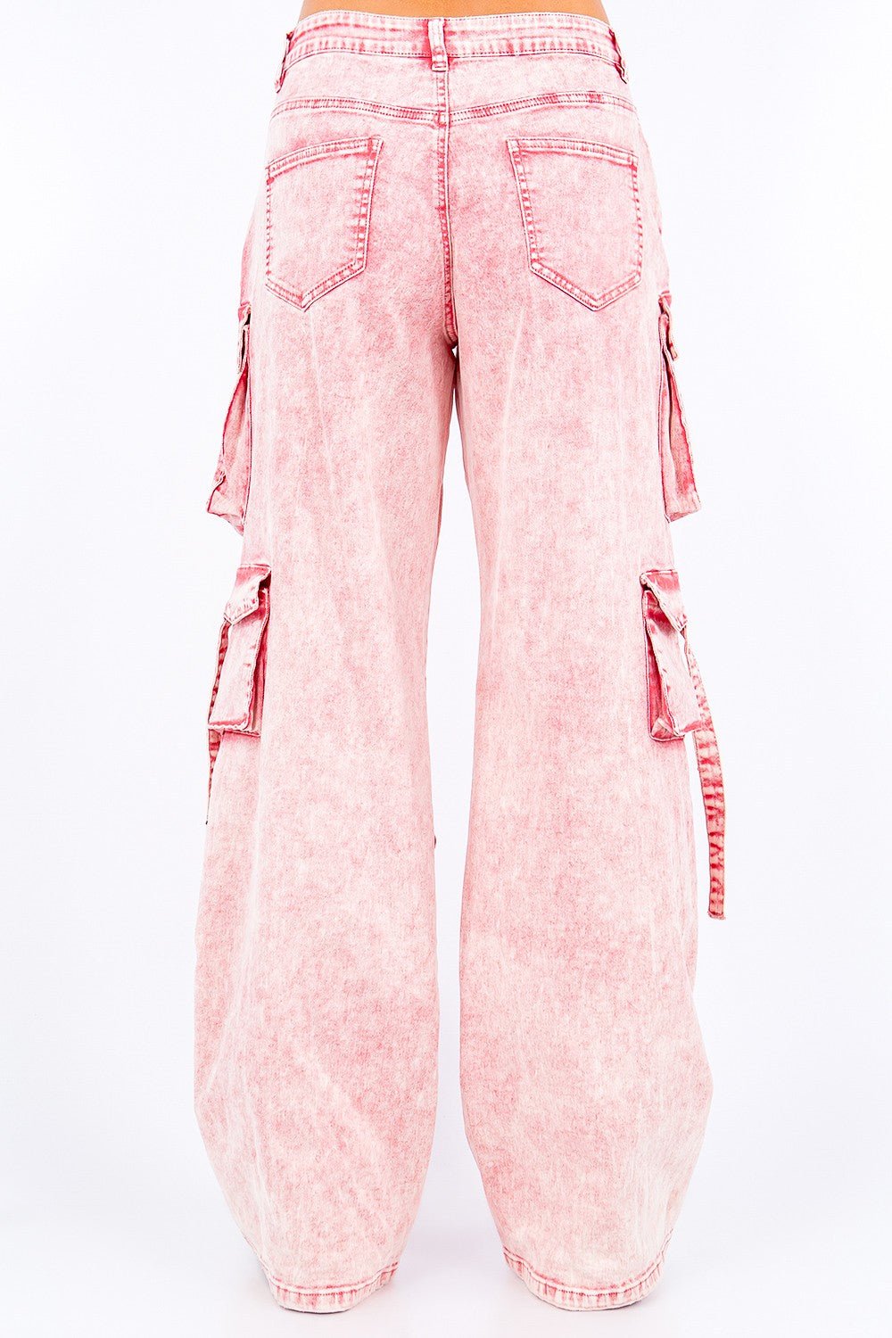 You Bet I Did Cargo Straight Leg Pant - Pink - 2 Cute