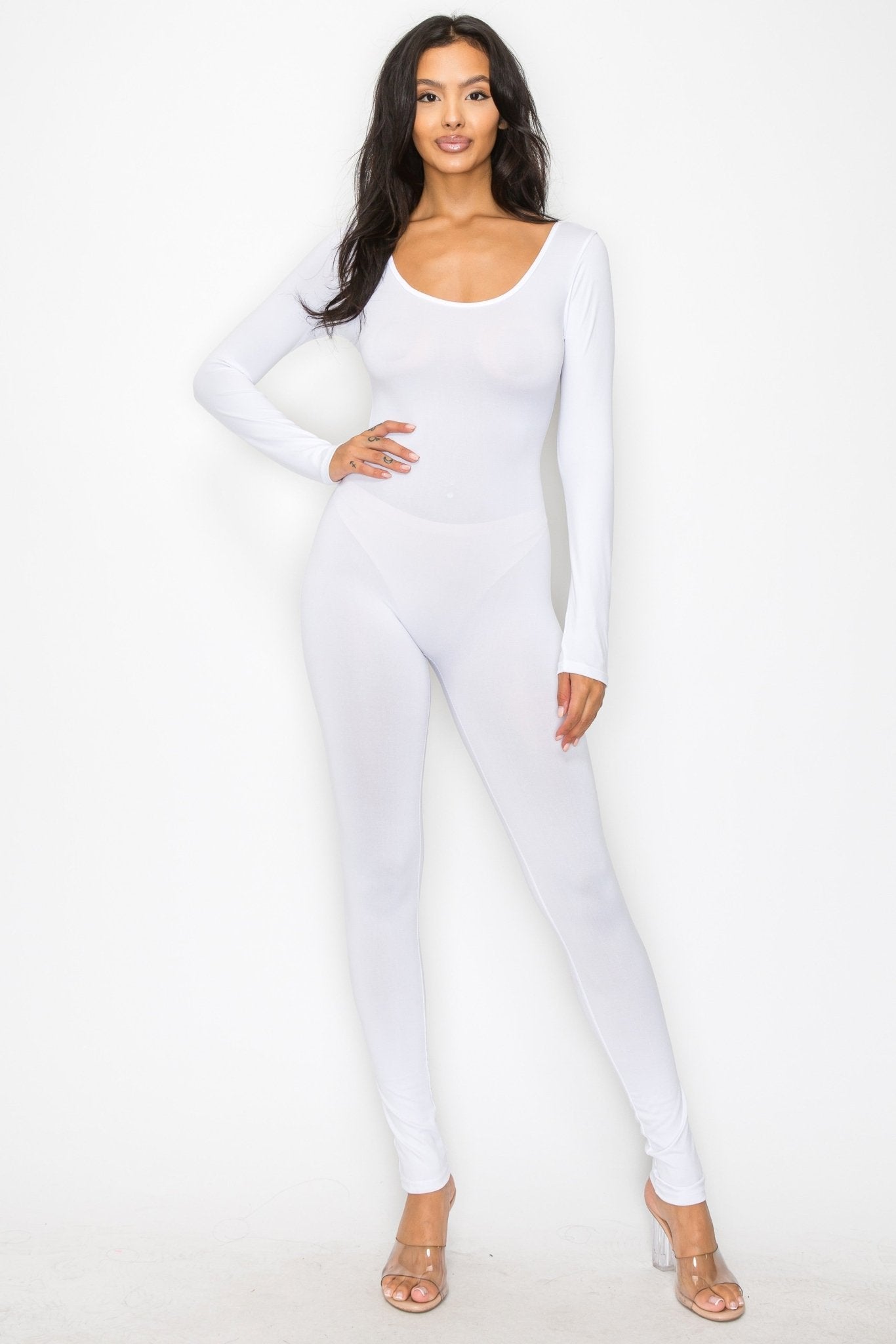 Your Crush Jumpsuit - White - 2 Cute